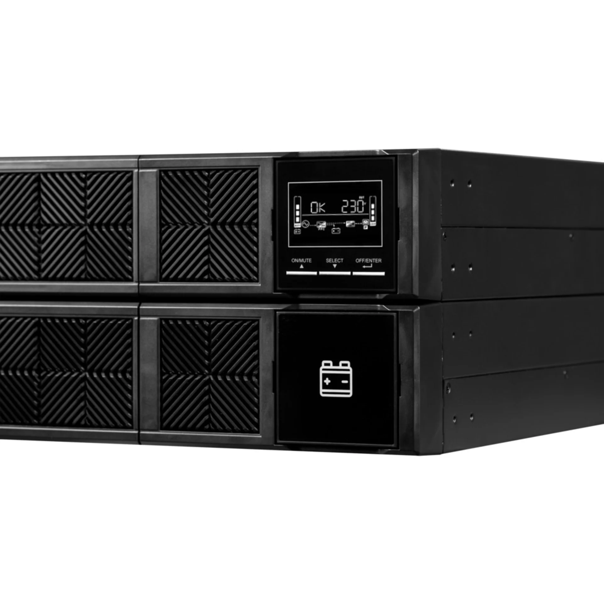 Источник бесперебойного питания Systeme Electric Smart-Save Online SRV 3000 ВА, конвертируемый форм-фактор 4U, 230 В, 6 розеток IEC C13 + 1хС19, S