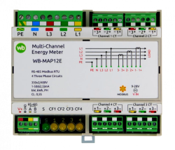  Измеритель параметров электрической сети Wirenboard WB-MAP12E