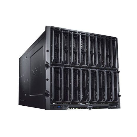 Шасси Dell PowerEdge M1000e, скомплектованное (1xiKVM, 2xCMC, 6xPS, 9xFan)