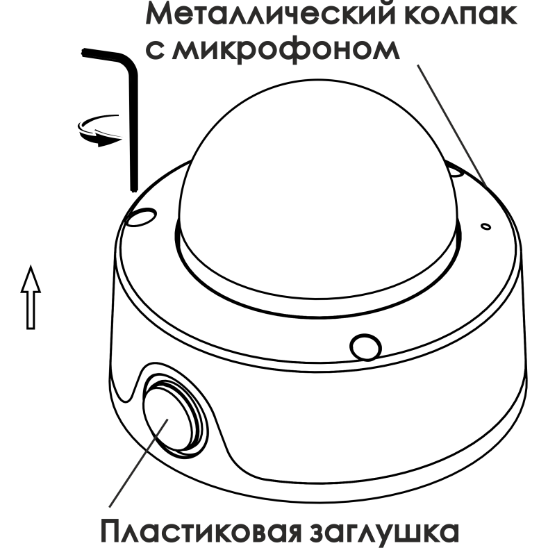 Проектная IP камера OMNY M14E 2812 купольная OMNY PRO серии Мира. 4Мп/25кс, H.265, управл. IR, моториз.объектив 2.8-12мм, PoE/12В, EasyMic