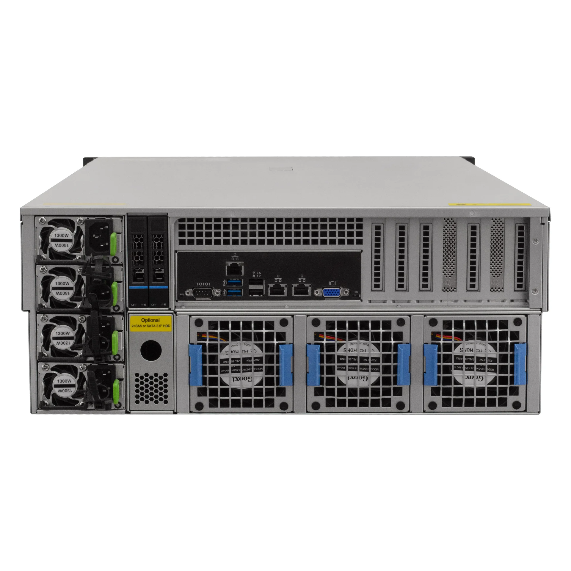 Серверная платформа SNR-SR4210GPU, 4U, Scalable, DDR4, 4xHDD, 10xGPU резервируемый БП