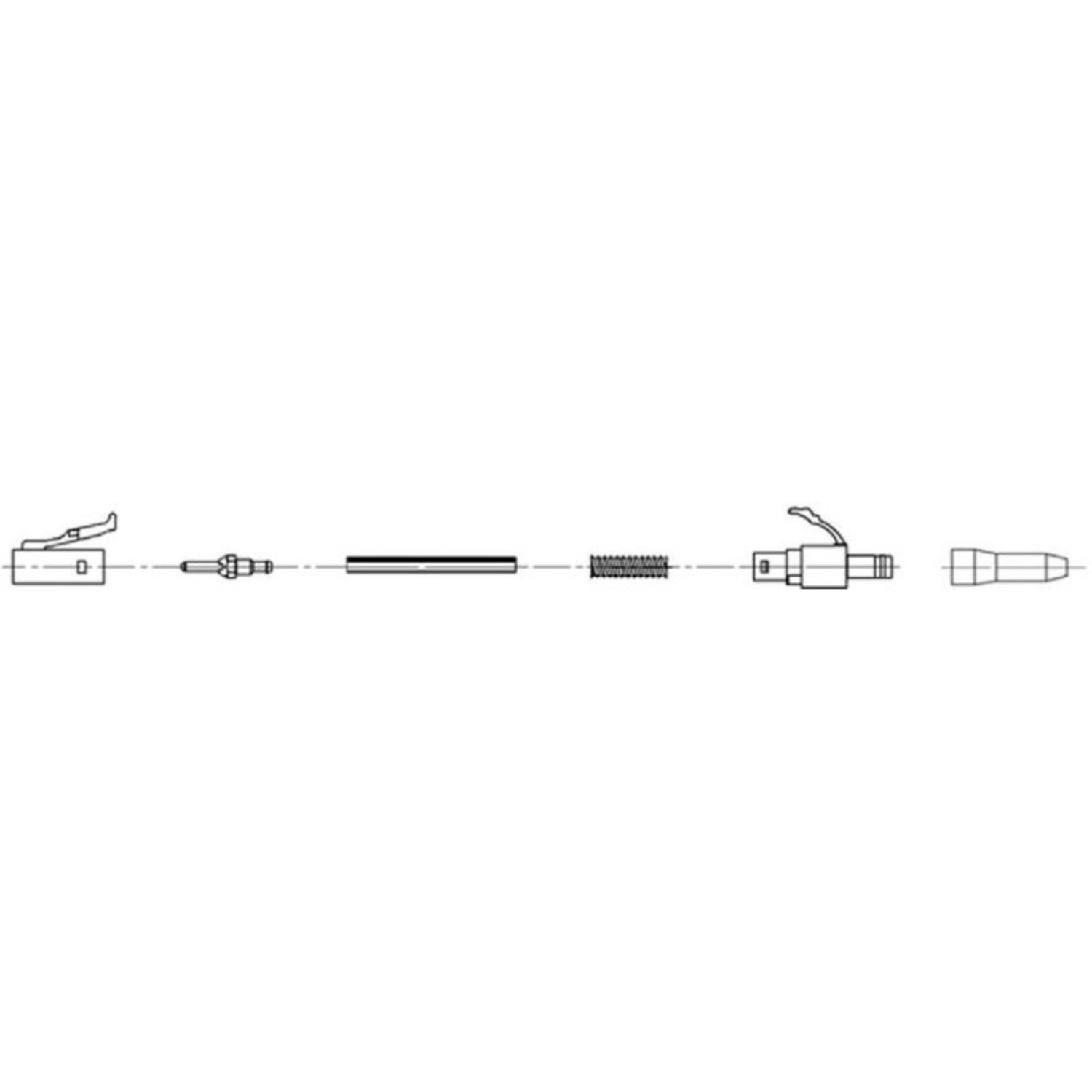 Разъем оптический Ilsintech "Splice-On Connector" LC/UPC для кабеля 0,9 мм