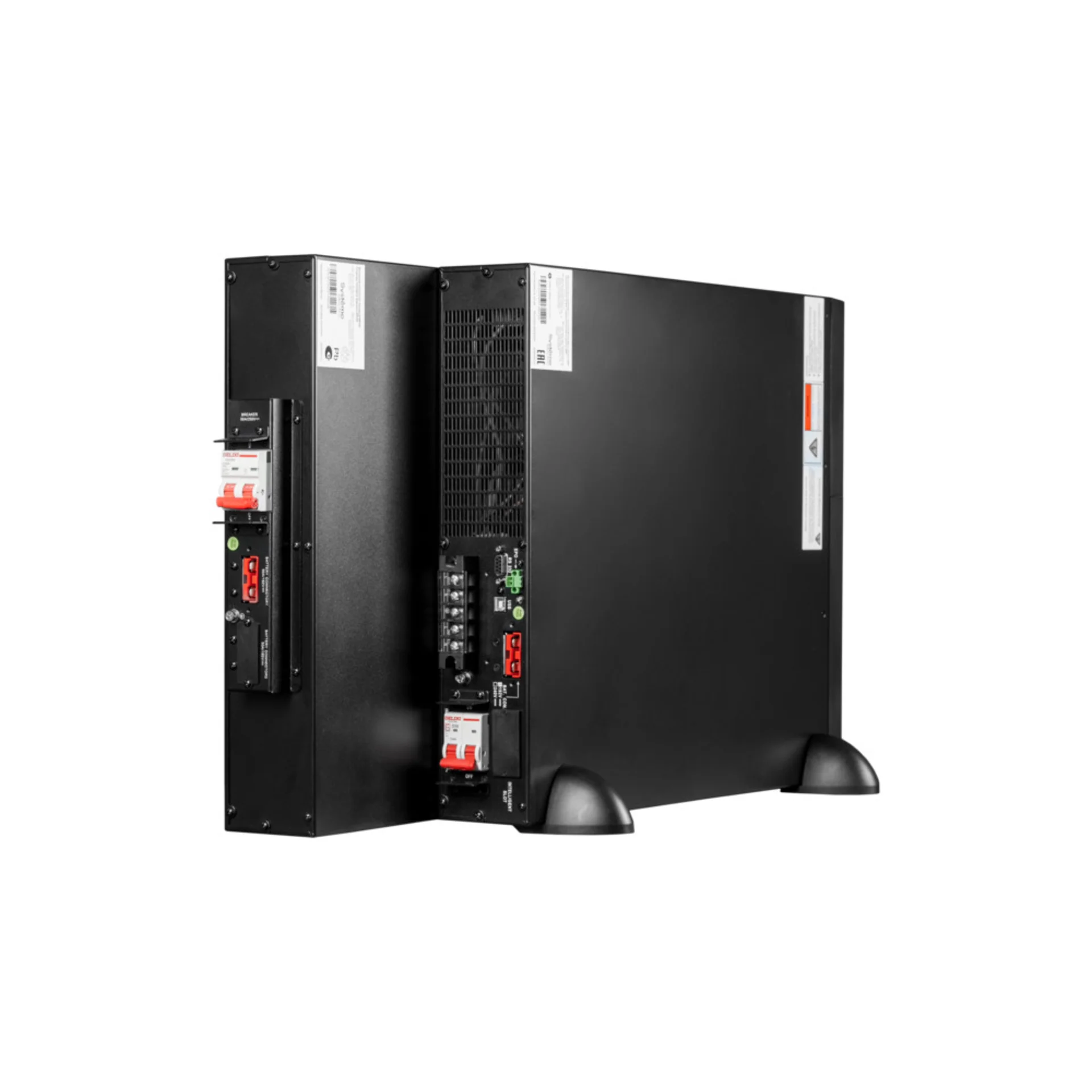 Источник бесперебойного питания Smart-Save Online SRV Systeme Electric 6000 ВА, конвертируемый форм-фактор 4U, 230 В, 1:1, клеммный вход/выход, SmartS