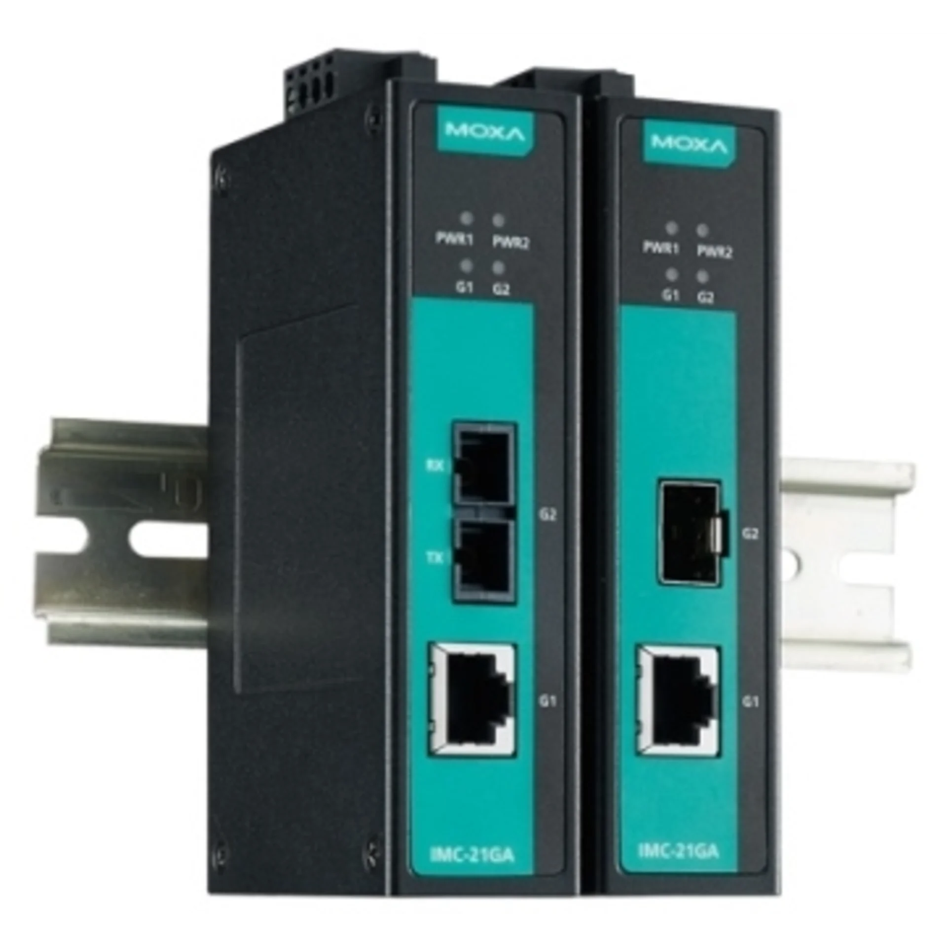 IMC-21GA-SX-SC Медиаконвертер Gigabit Ethernet 10/100/1000BaseTX в 100/1000Base SC (многомодовое оптоволокно) в металлическом корпусе