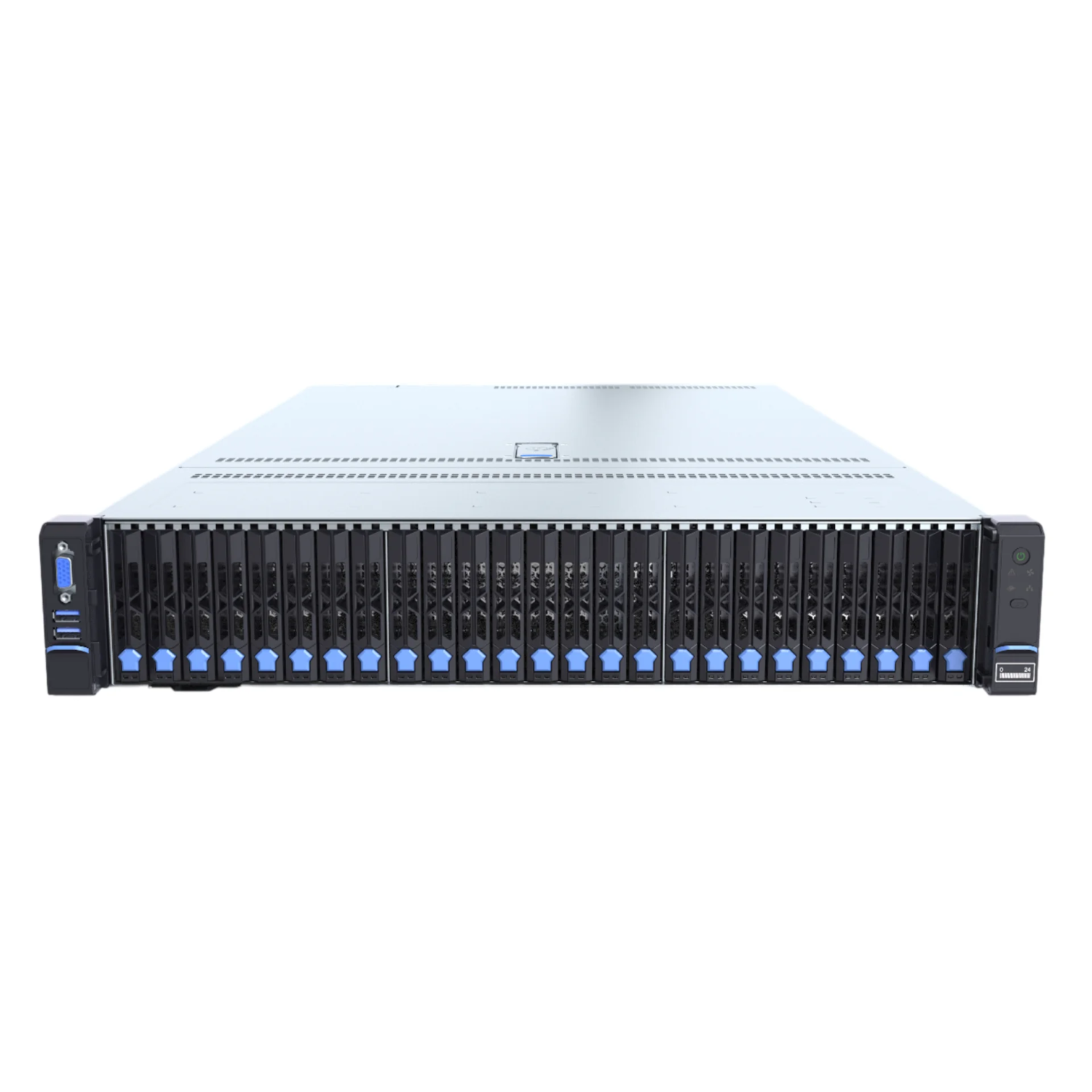 Серверная платформа SNR-SR2425LS-NV, 2U, Scalable Gen4,5, DDR5, 24xHDD, резервируемый БП