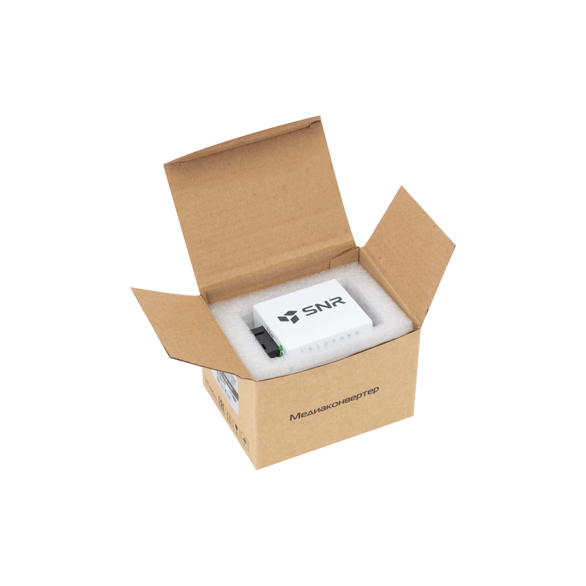 Медиаконвертер SNR-CVT-100-mini 10/100-Base-T / 100Base-FX, Tx/Rx: 1550/1310нм