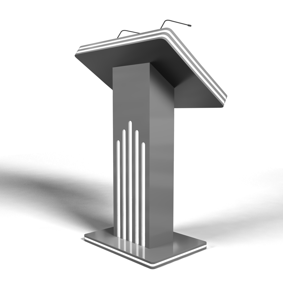 Интерактивные трибуны BM White Stripes (МДФ)