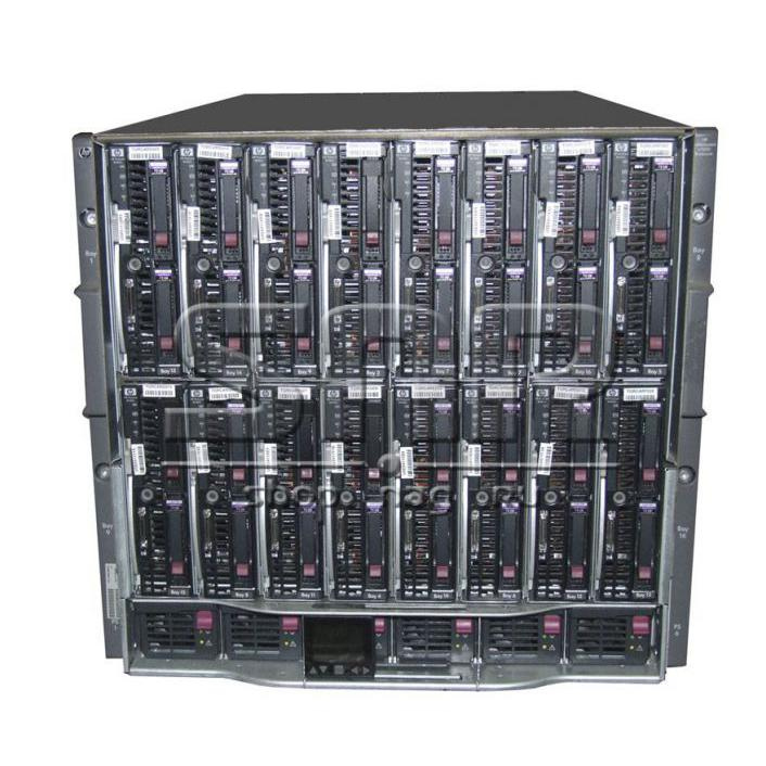 Блейд-система HP c7000, 8 блейд-серверов BL460c G7: 2 процессора Intel 6C X5670 2.93GHz, 48GB DRAM, 2x300GB SAS