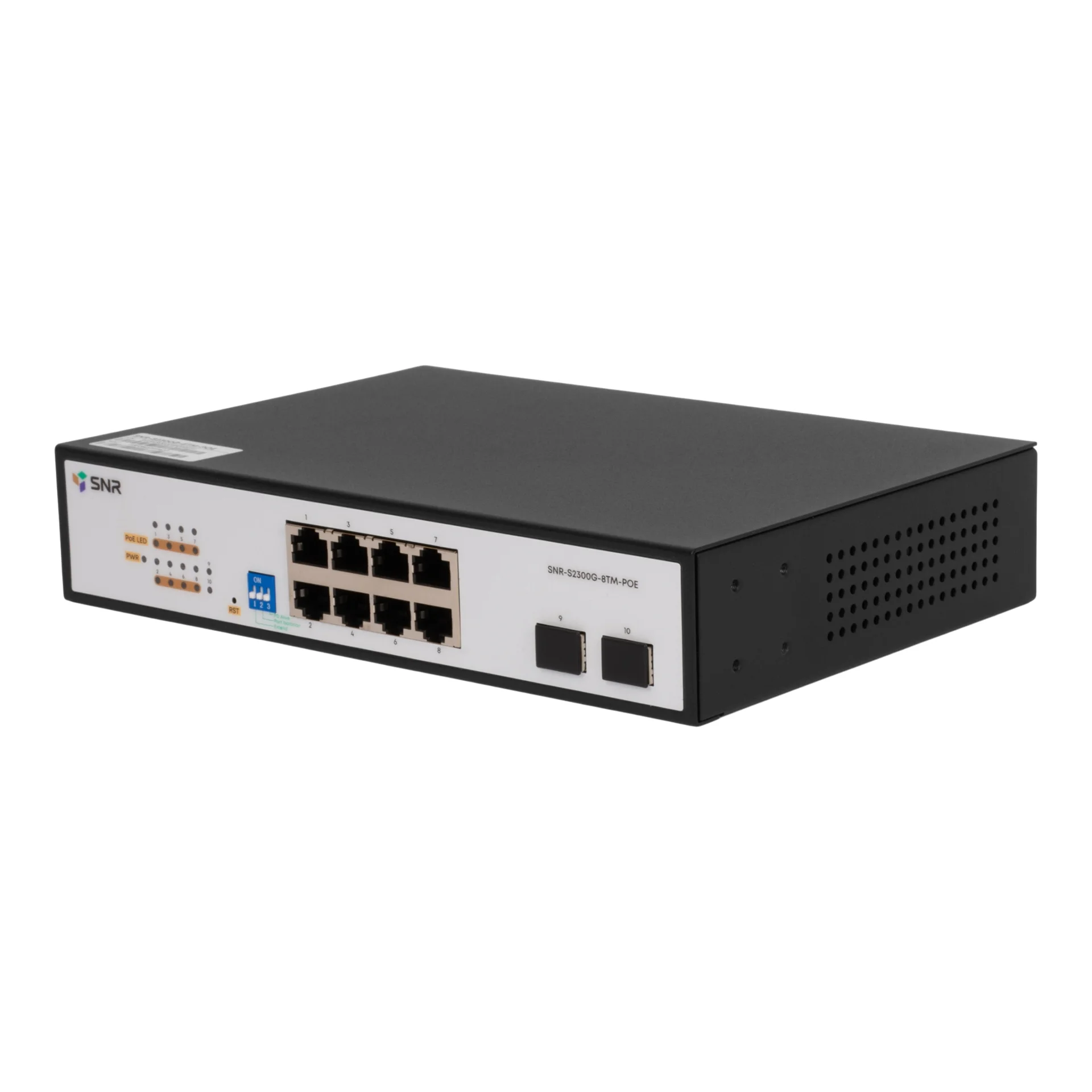 Управляемый Web Smart PoE коммутатор уровня 2 SNR-S2300G-8TM-POE