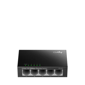 Неуправляемый коммутатор CUDY FS105 5 портов, 10/100 Мбит/с
