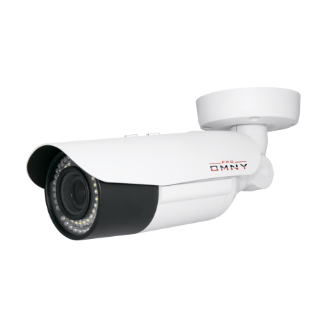 Проектная уличная IP камера видеонаблюдения OMNY 1000 PRO  3Мп/25кс, H.265,  управл. IR, моториз.объектив 2.8-12мм, PoE, с кронштейном.