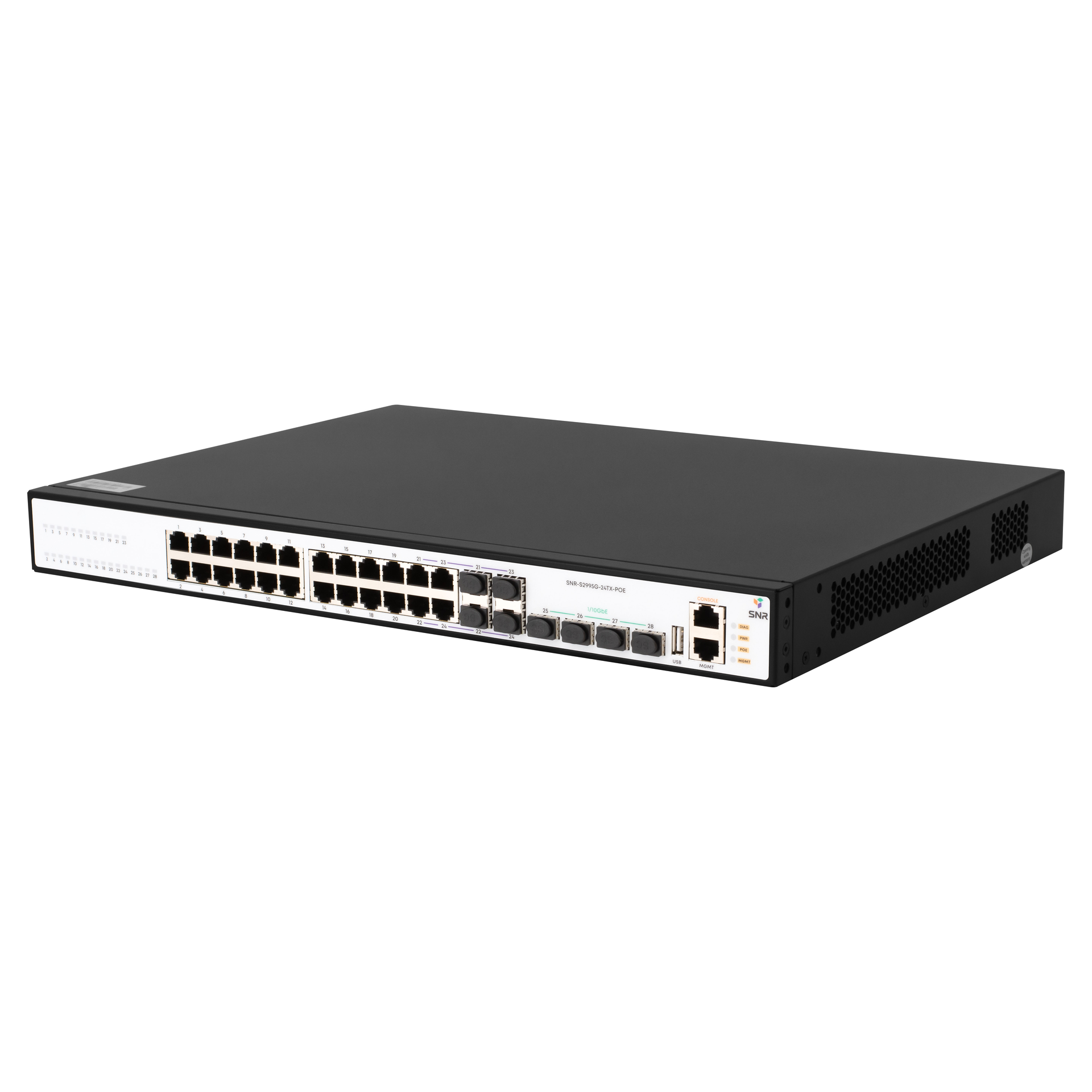 Управляемый POE коммутатор уровня 3 SNR-S2995G-24TX-POE