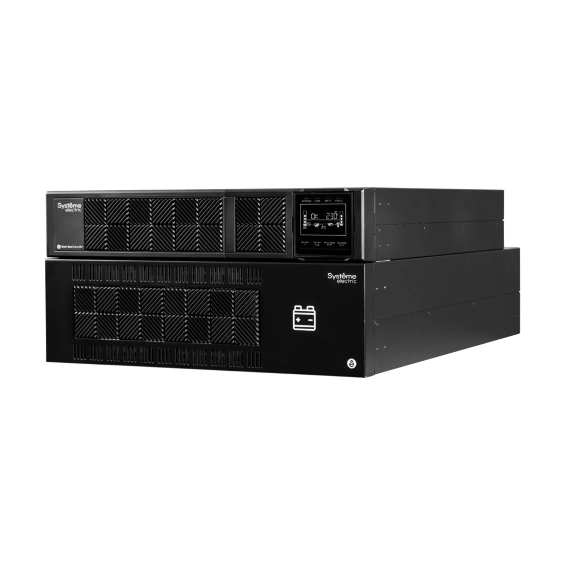 Источник бесперебойного питания Smart-Save Online SRV Systeme Electric 6000 ВА, конвертируемый форм-фактор 5U, 230 В, 1:1, клеммный вход/выход, SmartS