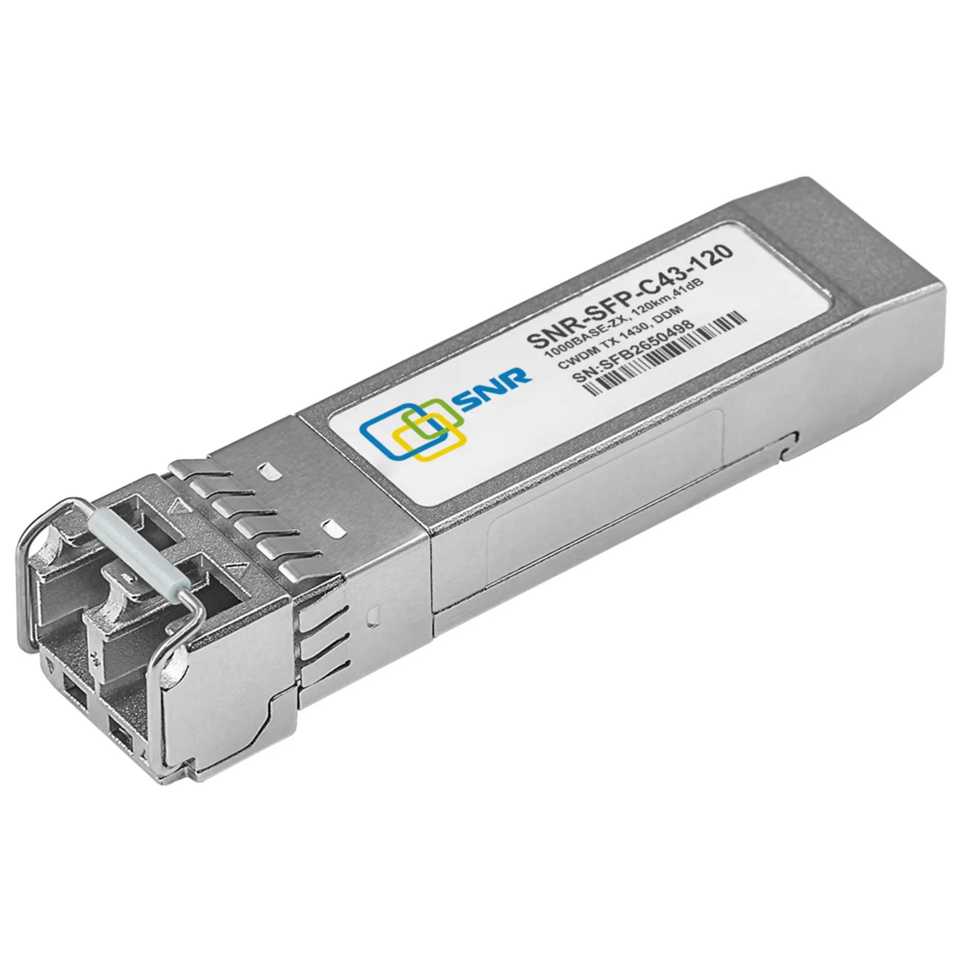 Модуль SFP CWDM оптический, дальность до 120км (41dB), 1430нм