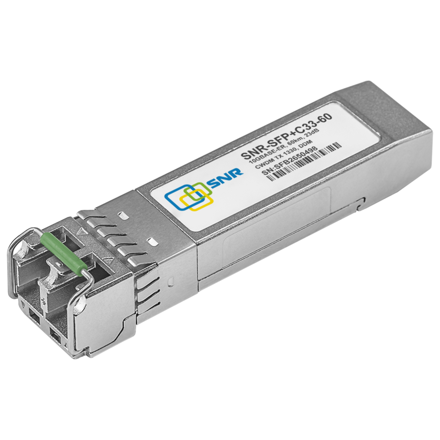 Модуль SFP+ CWDM оптический, дальность до 80км (23dB), 1330нм