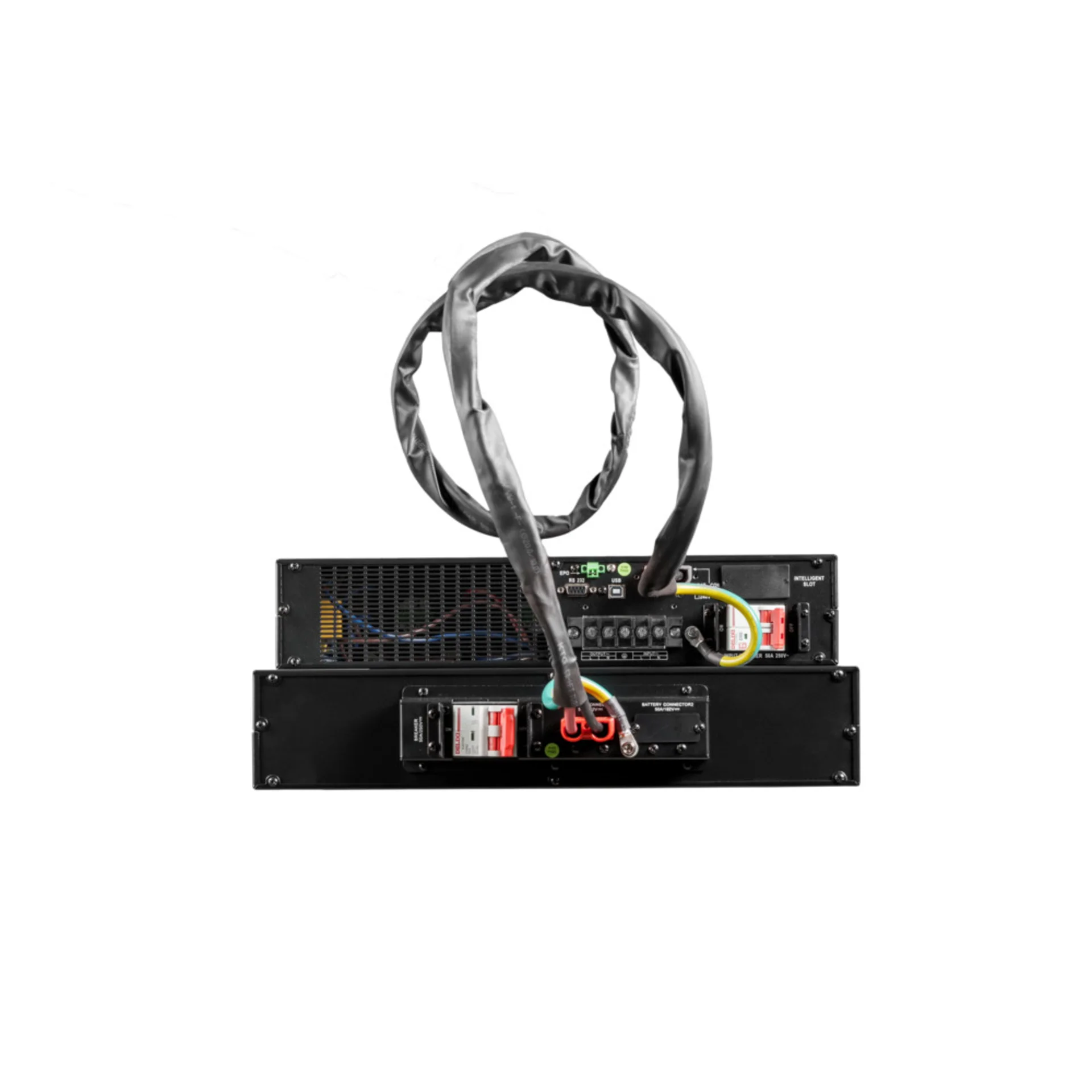 Источник бесперебойного питания Smart-Save Online SRV Systeme Electric 6000 ВА, конвертируемый форм-фактор 4U, 230 В, 1:1, клеммный вход/выход, SmartS