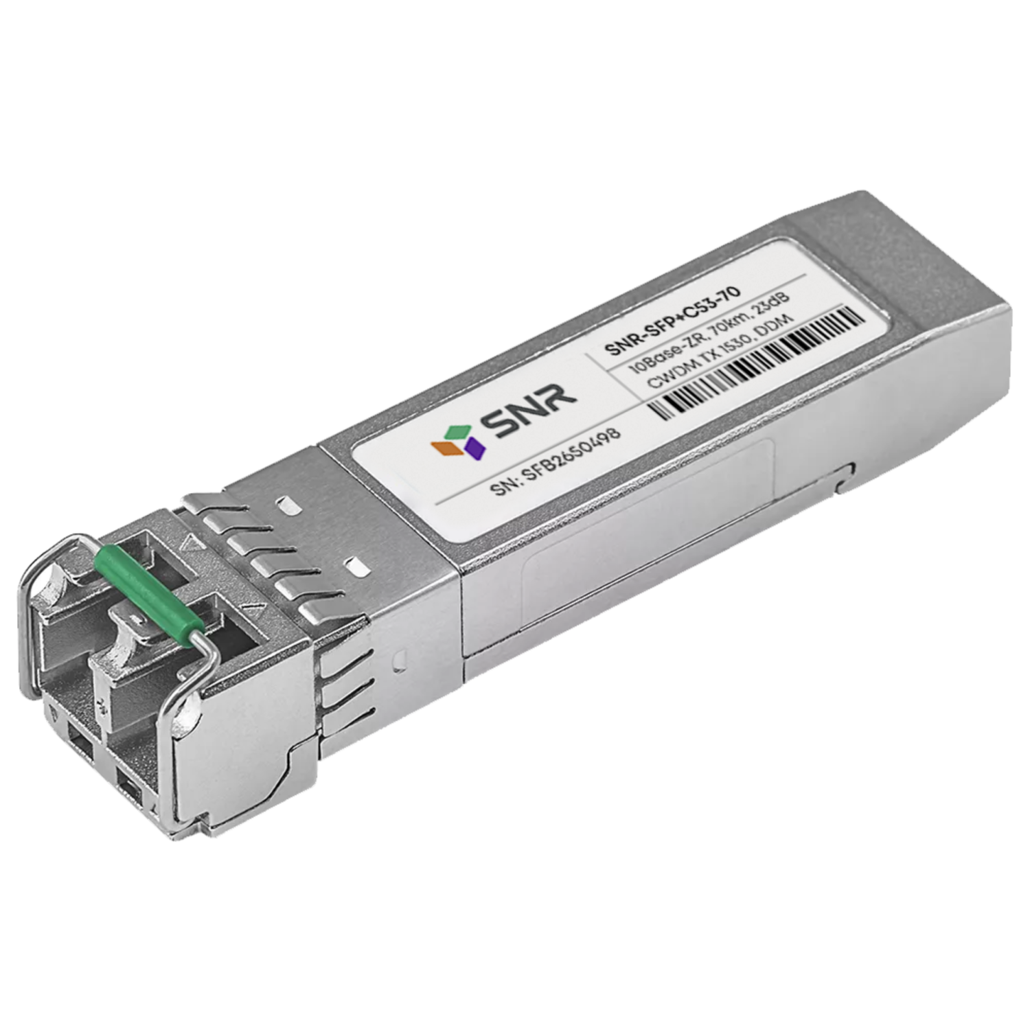 Модуль SFP+ CWDM оптический, дальность до 80км (23dB), 1530нм