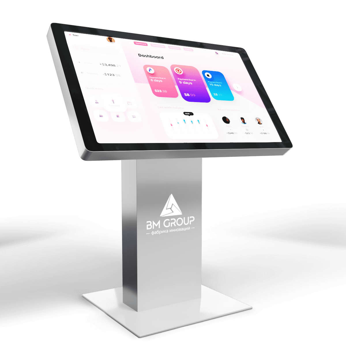 Интерактивные сенсорные столы BM Prototype D
