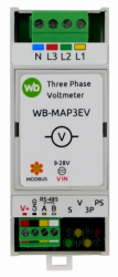 Трехфазный вольтметр Wirenboard WB-MAP3EV