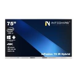 Интерактивная панель Intechirs InFusion 75 IR Hybrid 8GB 256SSD i3