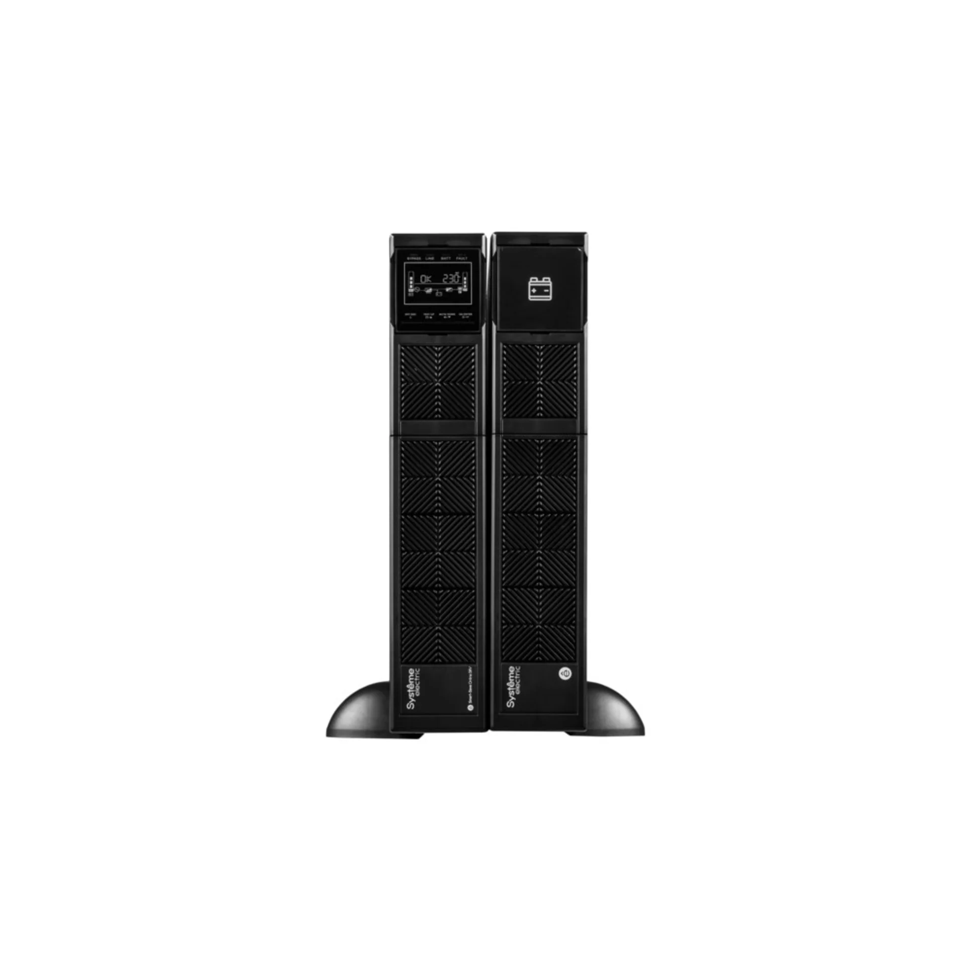 Источник бесперебойного питания Smart-Save Online SRV Systeme Electric 6000 ВА, конвертируемый форм-фактор 4U, 230 В, 1:1, клеммный вход/выход, SmartS