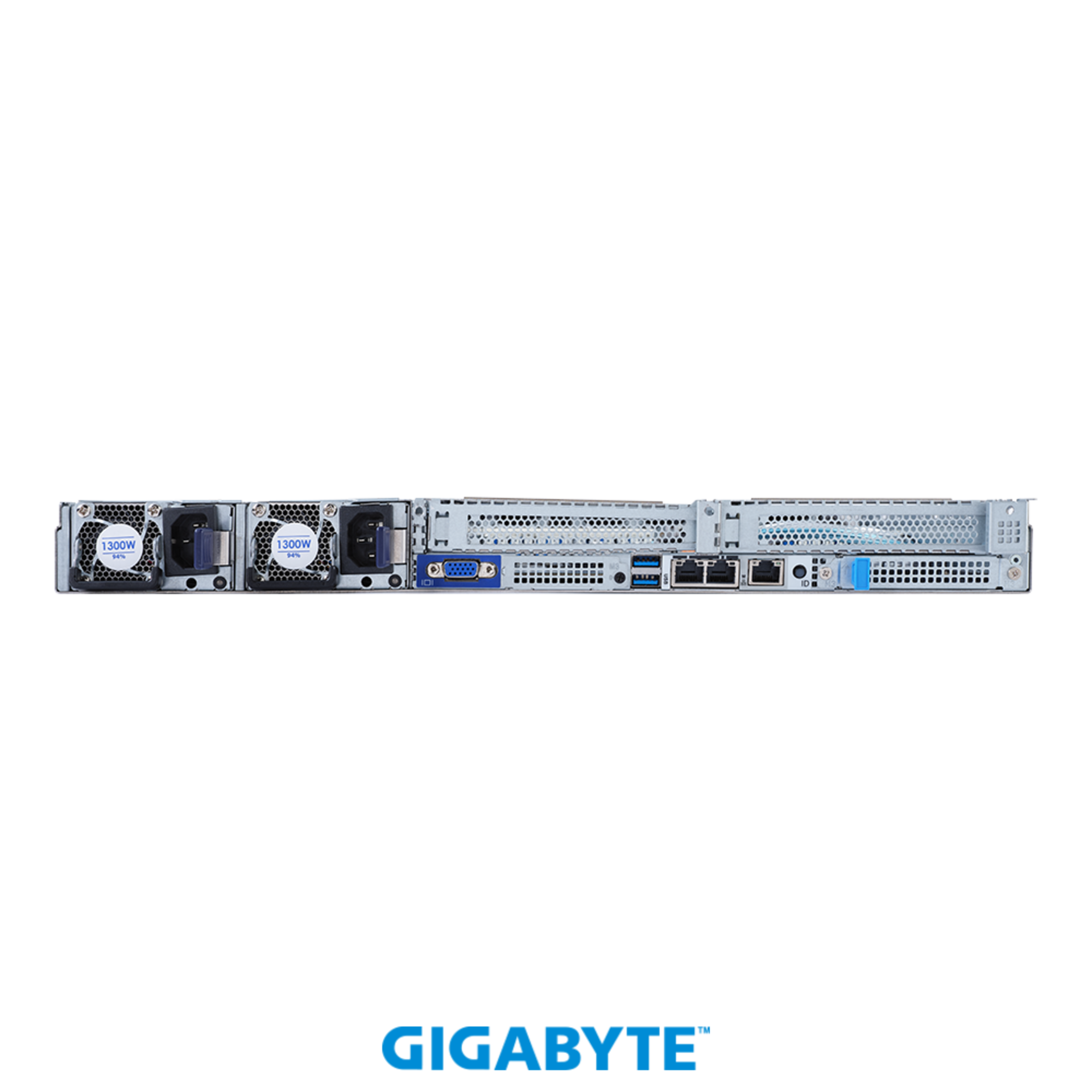 Платформа Gigabyte 1U R182-340, До двух процессоров Intel  Xeon Scalable Gen3, DDR4, 4x3,5" HDD SATA, 2x1000Base-T