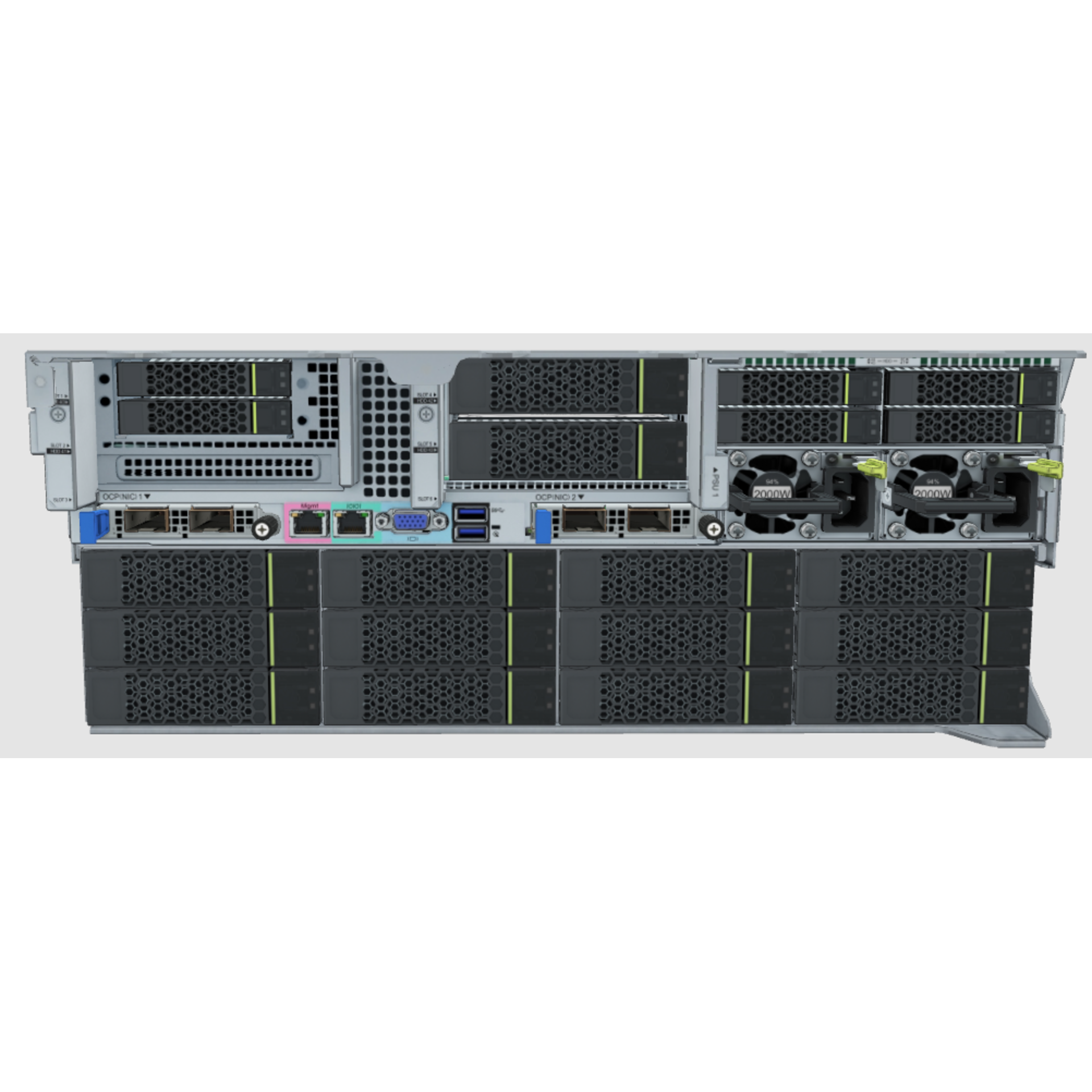 Серверная платформа XFusion 5288 V6, 4U, Scalable Gen3, 32xDDR4, 36xHDD, резервируемый БП