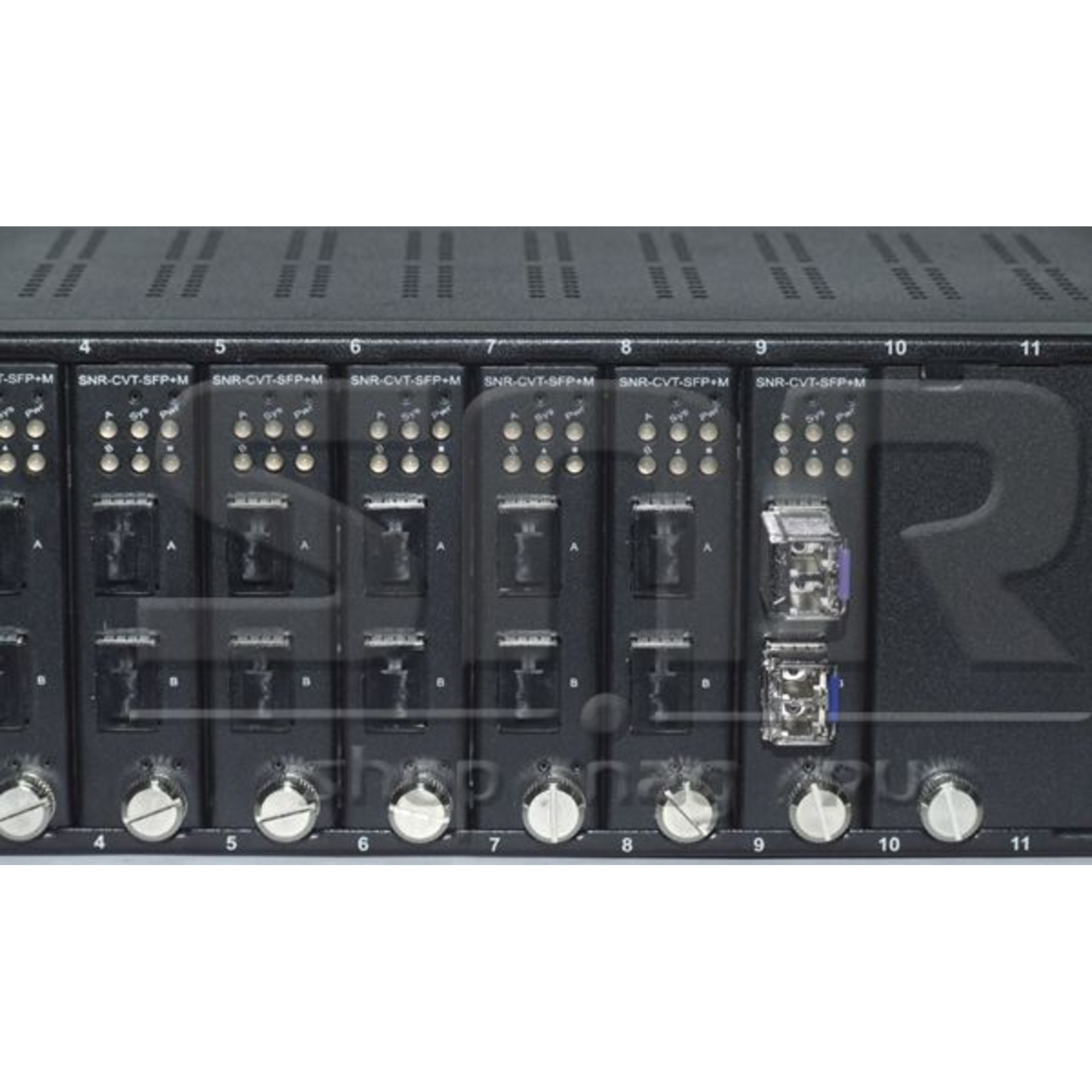 (КОМИССИОННЫЙ) Шасси медиаконвертерное для установки 16-ти 10G карт 2U/19" 