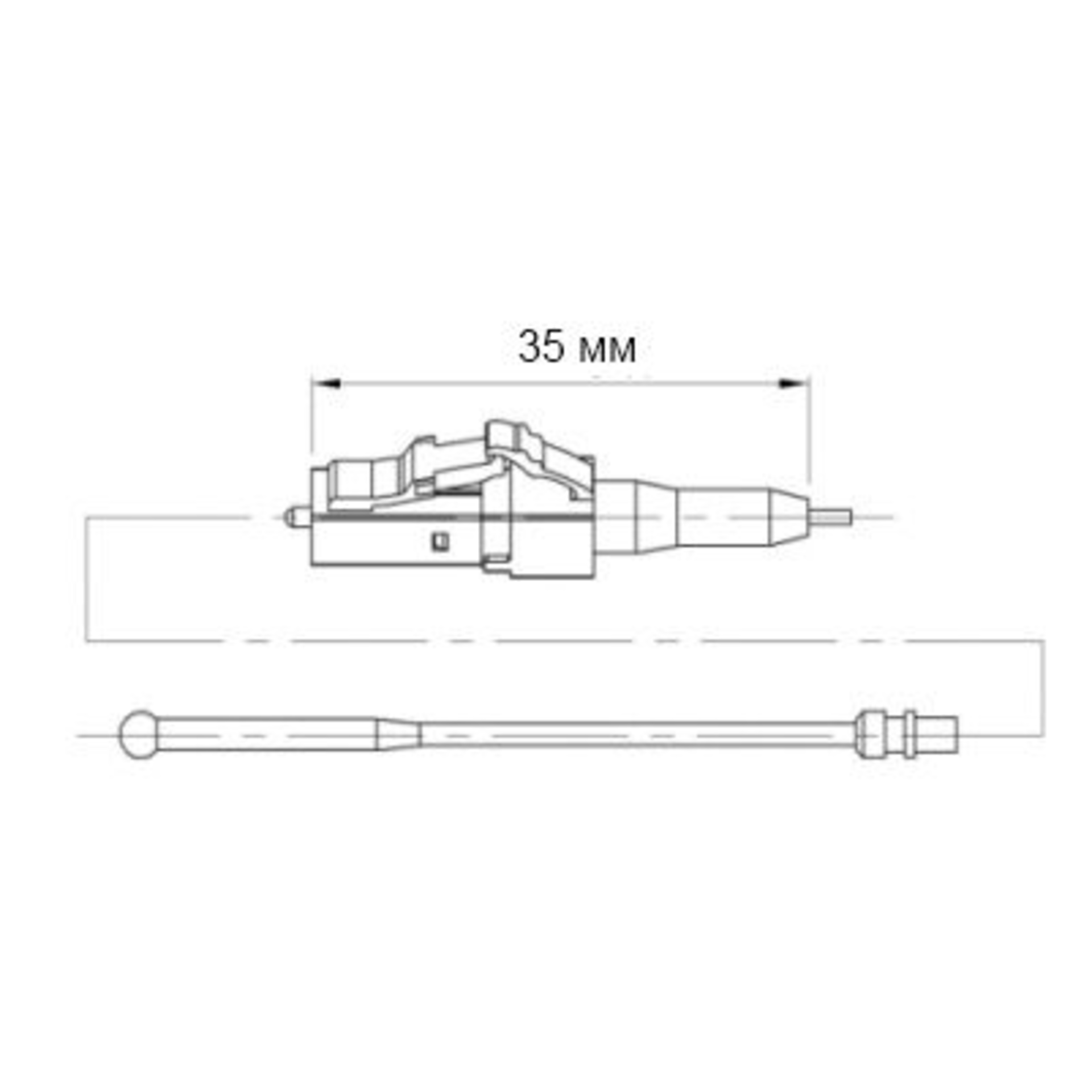 Разъем оптический Ilsintech "Splice-On Connector" LC/UPC для кабеля 0,9 мм