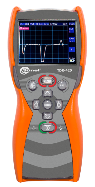 Рефлектометр Sonel TDR-420