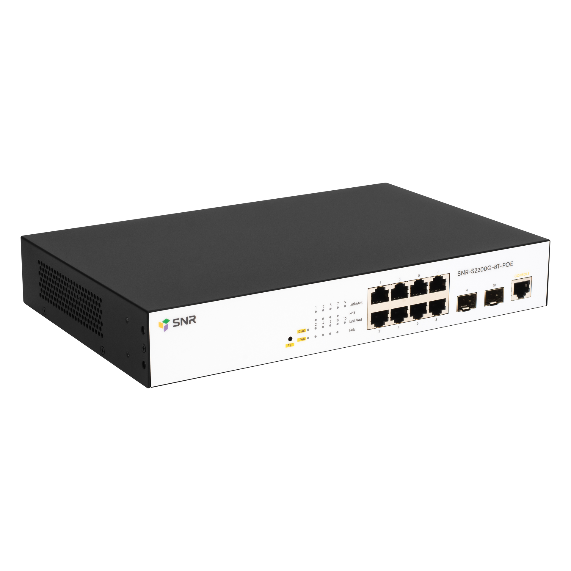 Управляемый POE коммутатор уровня 2 SNR-S2200G-8T-POE