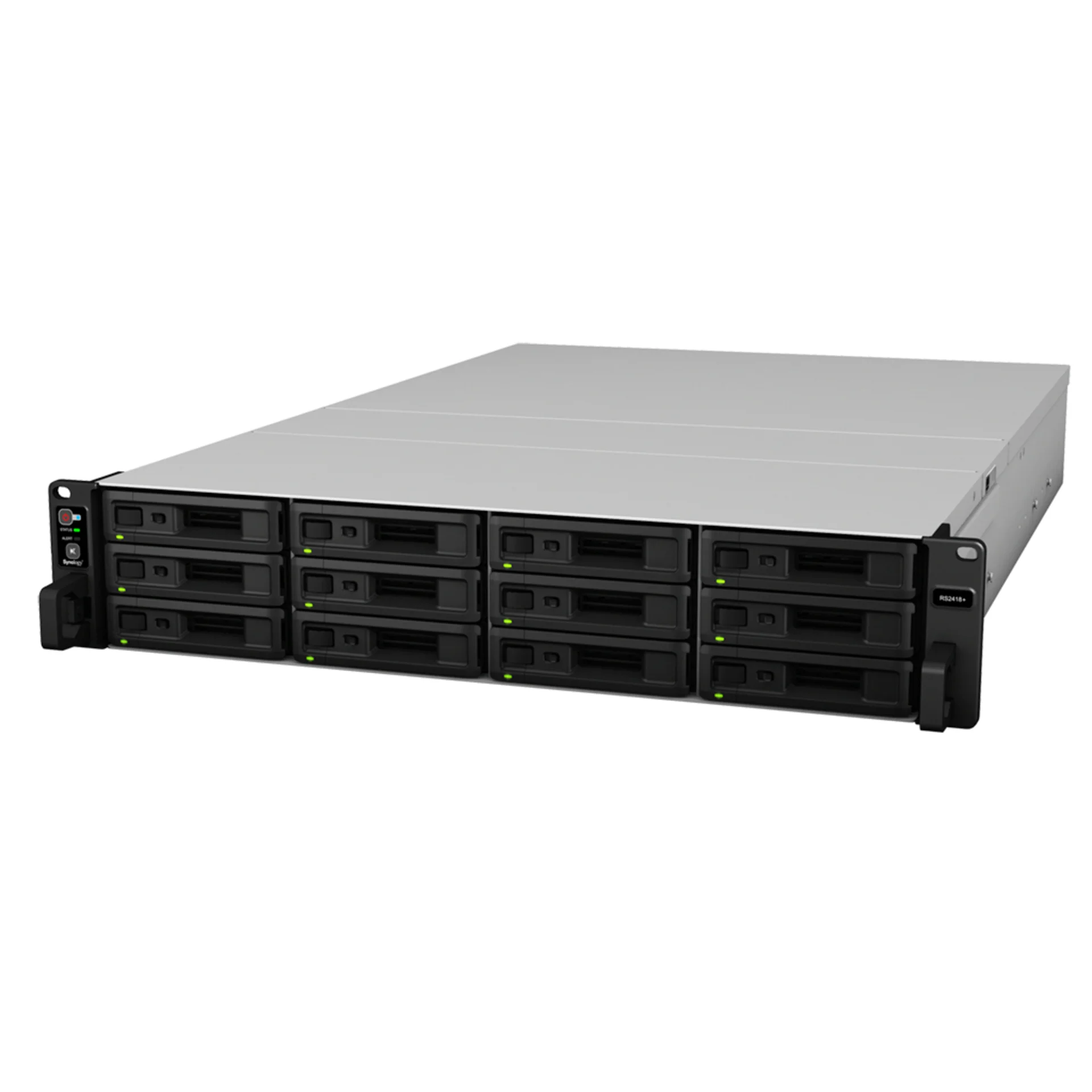 NAS-сервер Synology RackStation  RS2418RP+, 12xHDD 3,5", 4х1000Base-T, Два БП, без дисков