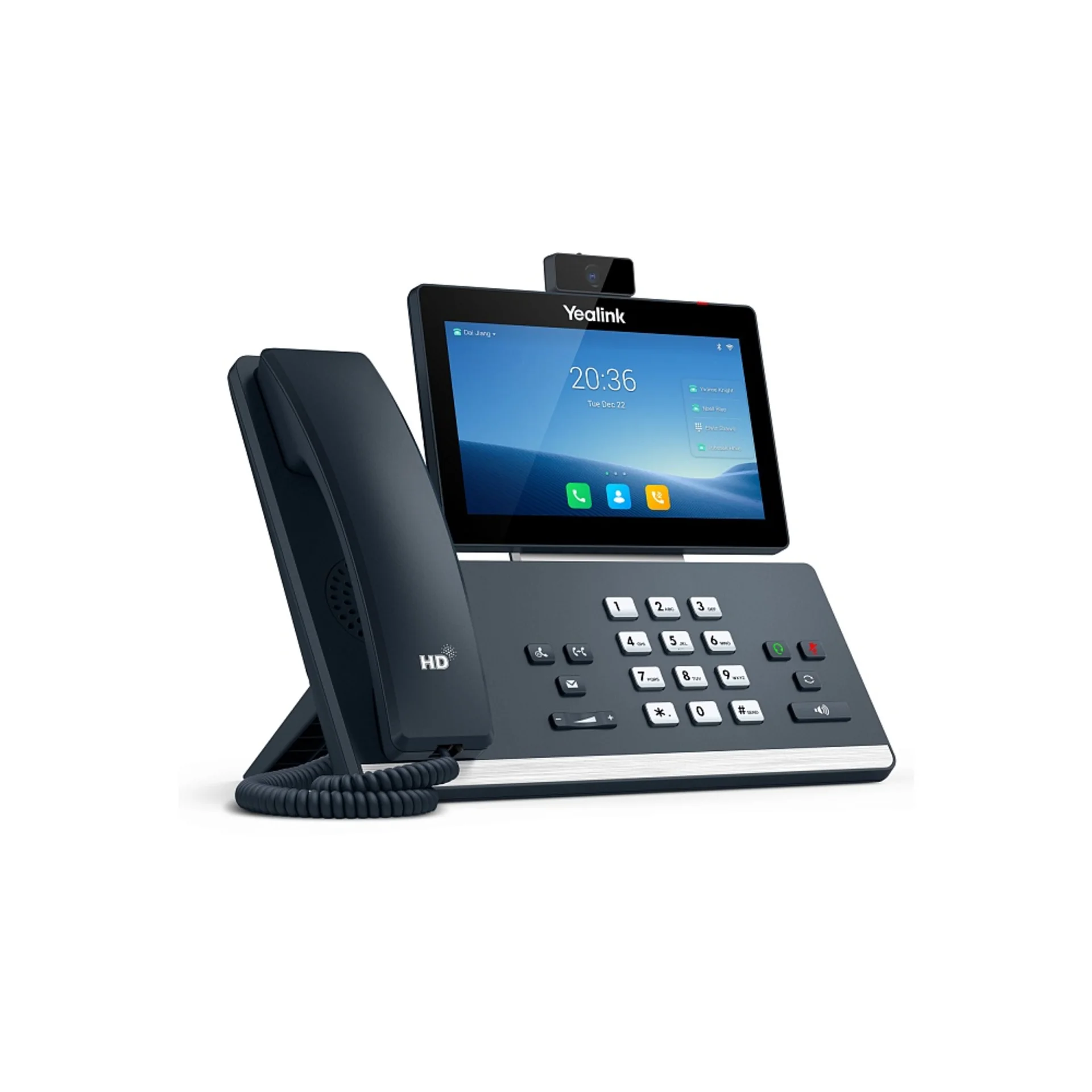 SIP-T58W with camera, видеотерминал, Android, WiFi, Bluetooth трубка, GigE, CAM50, без БП