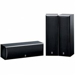 Комплект полочных акустических систем центрального и тылового каналов Yamaha AV NS-P125 Piano Black
