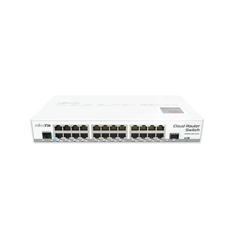Коммутатор Cloud Router Switch Mikrotik 125-24G-1S-IN (RouterOS L5), настольный форм-фактор