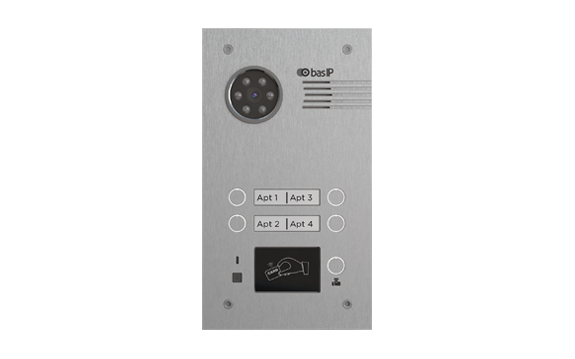 IP вызывная панель BAS-IP BA-04MD SILVER