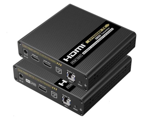 Удлинитель Lenkeng LKV993KVM HDMI KVM по оптическому волокну, 4K, до 40 км
