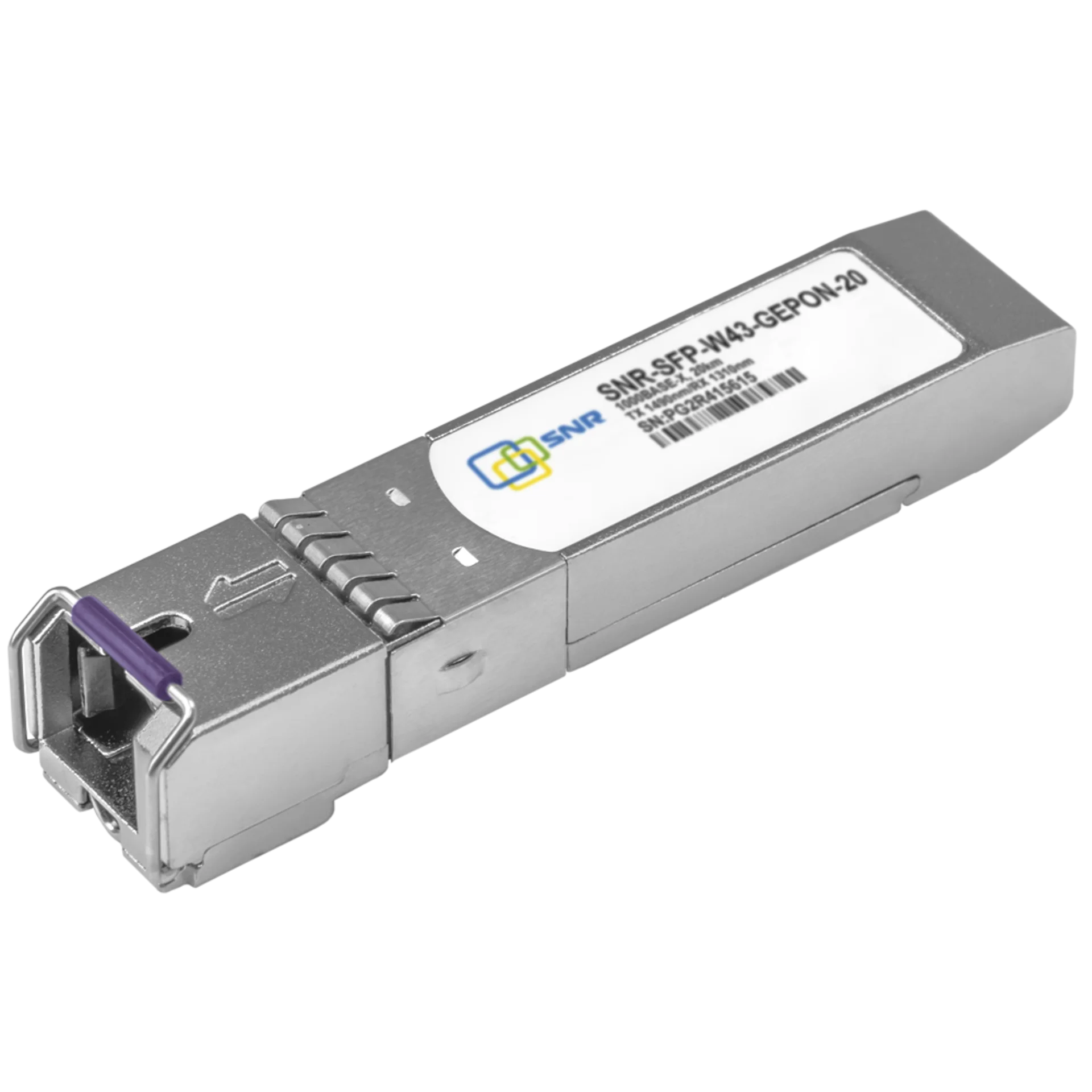 Оптический модуль SFP WDM GEPON, дальность до 20км (32dB), Tx/Rx: 1490/1310нм