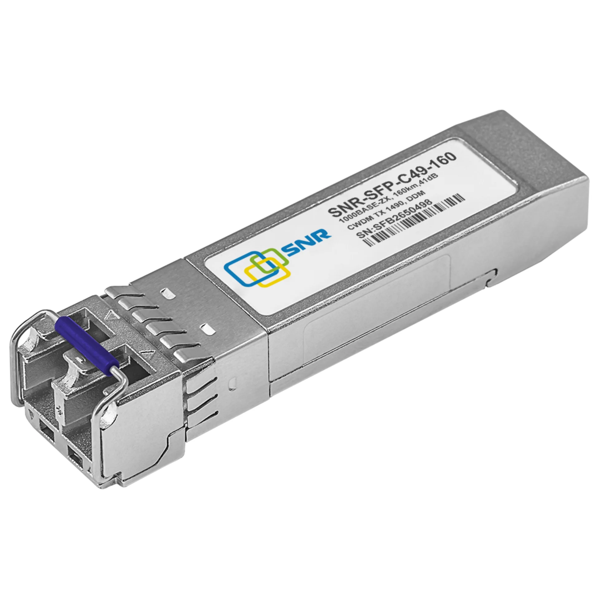 Модуль SFP CWDM оптический, дальность до 160км (41dB), 1490нм
