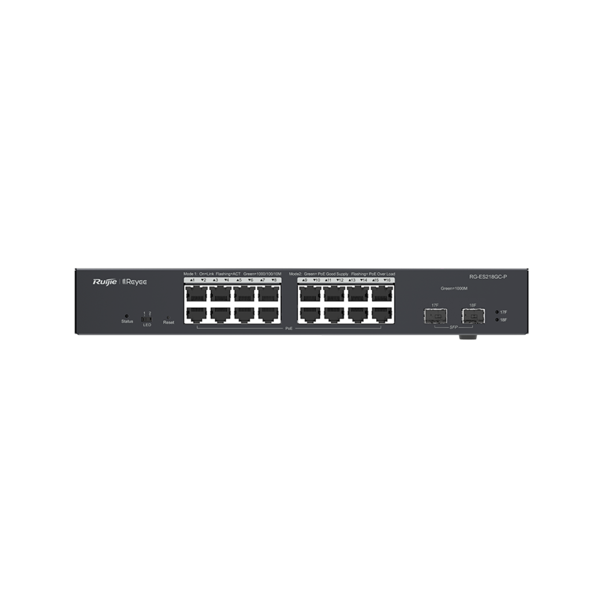 Коммутатор Ruijie RG-ES218GC-P