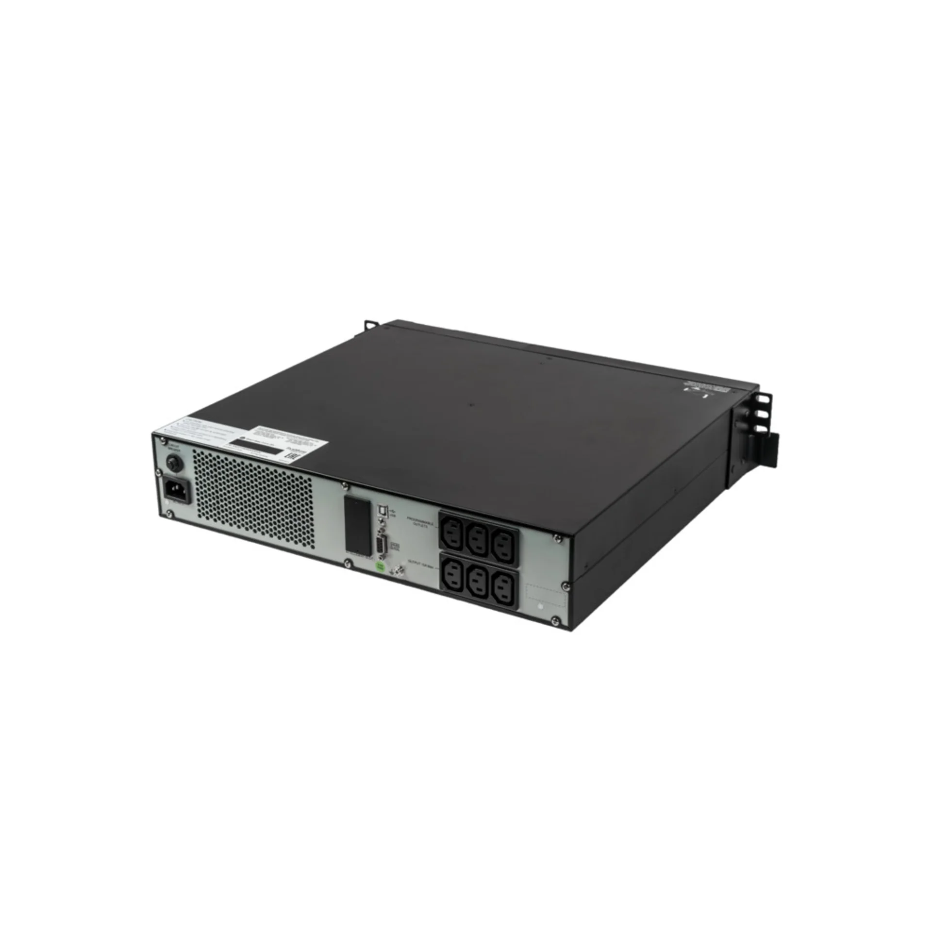 Источник бесперебойного питания Systeme Electric Smart-Save Online SRV 1000 ВА, конвертируемый форм-фактор 2U, 230 В, 6 розеток IEC C13, SmartSlot