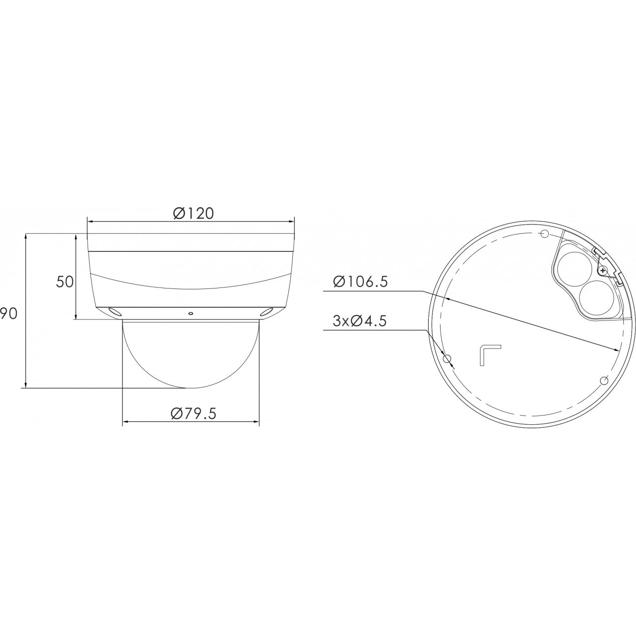 IP камера OMNY A12F 28 антивандальная купольная OMNY PRO серии Альфа, 2Мп c ИК подсветкой, 12В/PoE 802.3af, встр.мик/EasyMic, microSD, 2.8мм