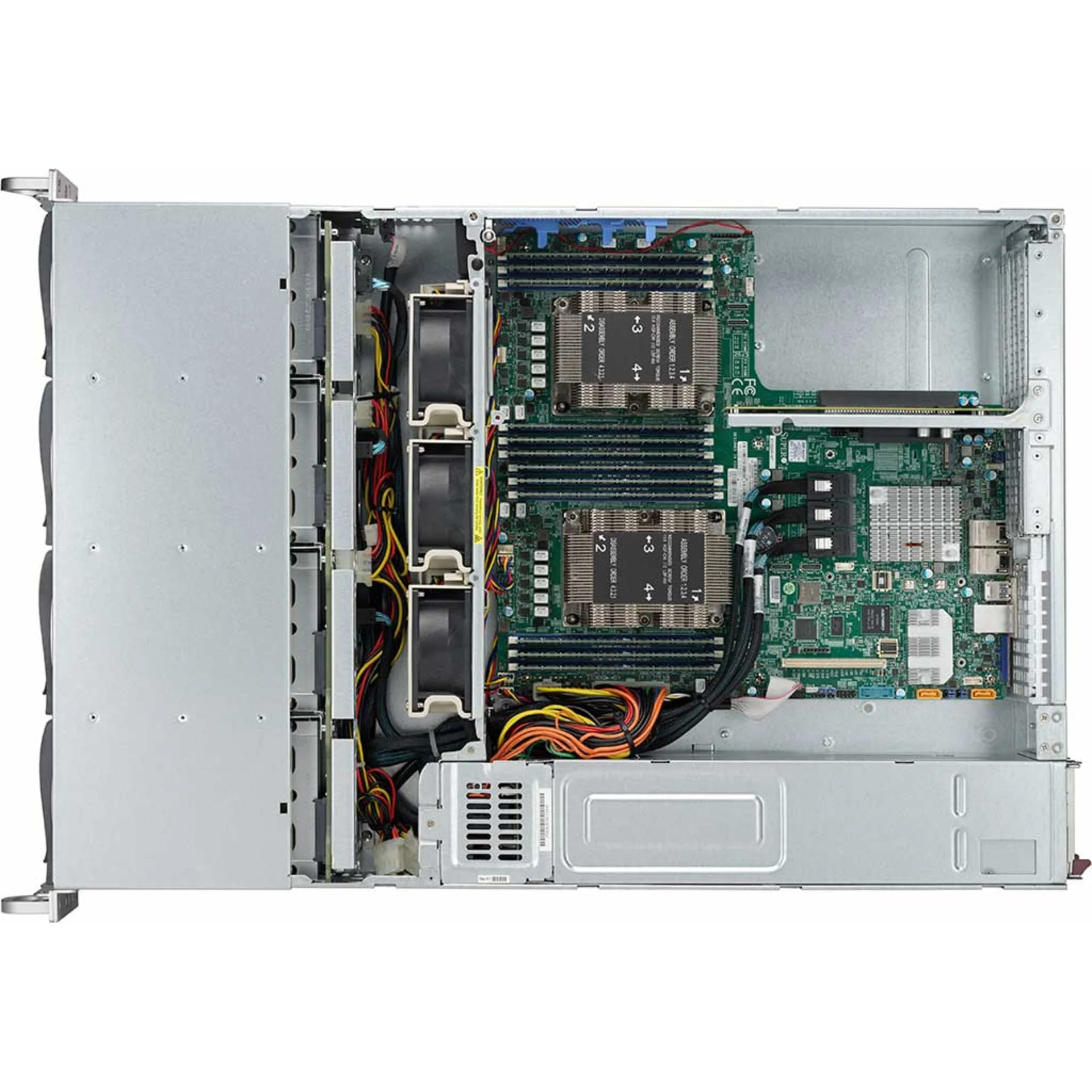Платформа Supermicro 2U SYS-6029P-WTRT, Два процессора Intel  Xeon Scalable, DDR4, 12x3,5" HDD SATA, 2x10Gbase-T