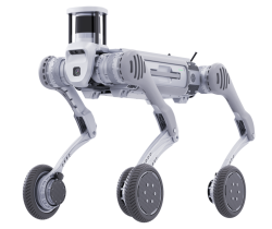 Бионический четырехопорный колесный робот Unitree B2-W