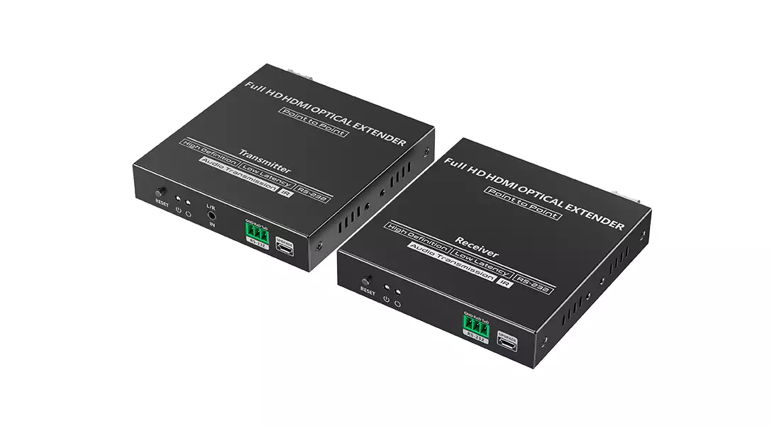 Удлинитель HDMI по оптическому волокну Lenkeng LKV651, FullHD, до 40 км