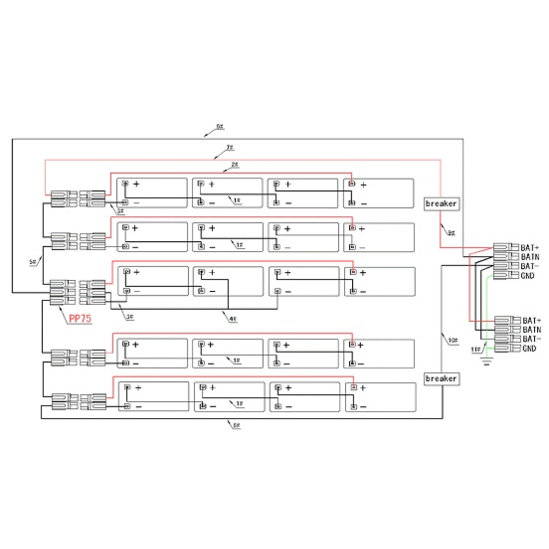 Блок батарей SNR-UPS-BCRT-610-MPLV2  для ИБП 6/10kVA