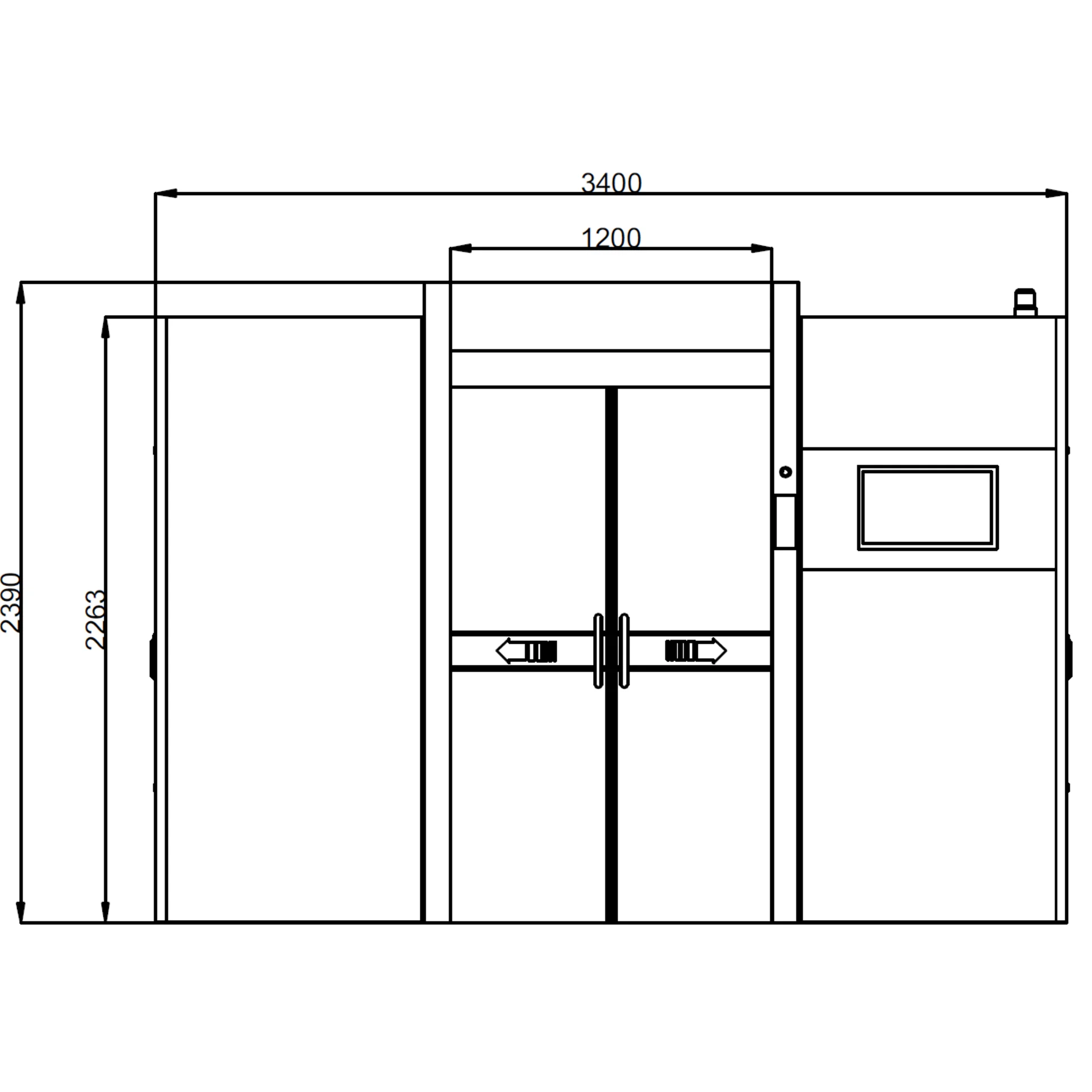 Центр Обработки Данных Модульный SNR MODULAR (IT-60кВт, AC-132кВт, IPX0)