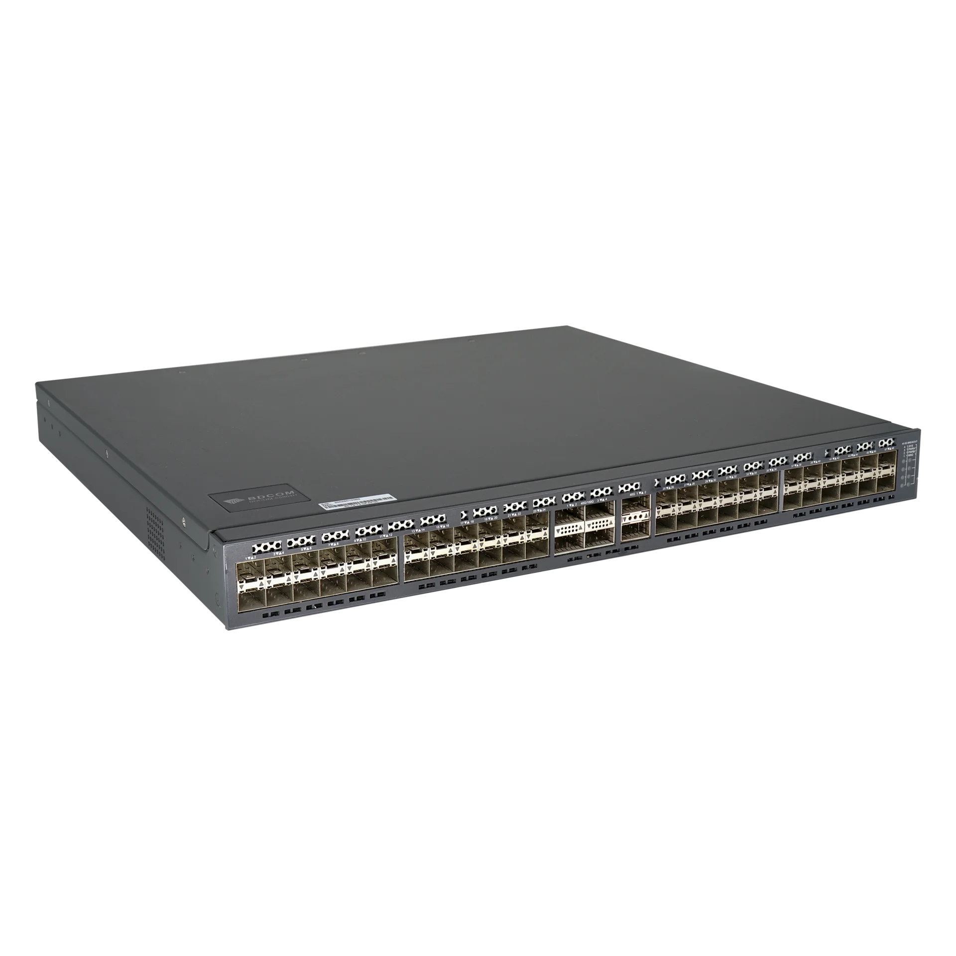 Управляемый коммутатор уровня 3 BDCOM S5864HB, 48x 1/10GE SFP+, 2x 40 QSFP+, 4x 40/100GE QSFP28. Hot Swap БП 1+1, в комплекте 2x PSU AC ~220V AC