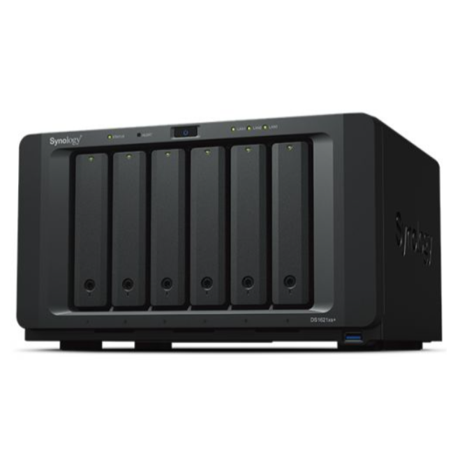 Сервер NAS Synology RackStation DS1621XS+, 6xHDD 3,5", 1х1000Base-T, один БП, без дисков