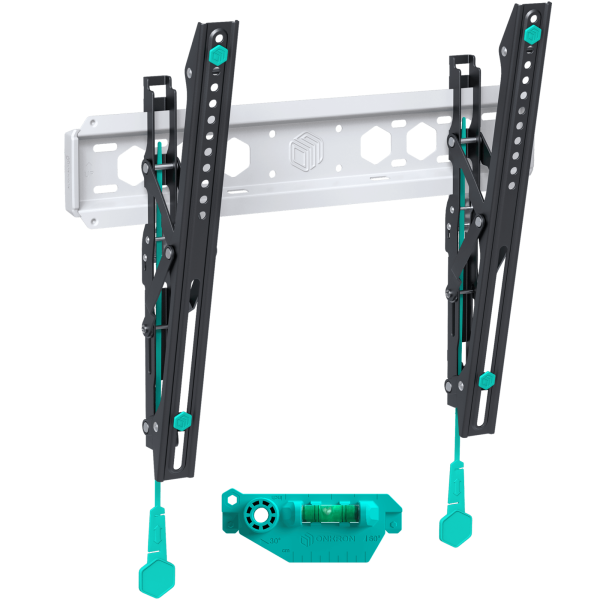 Кронштейн для телевизора ONKRON 32"-70" наклонный, чёрно-белый TM5-BW
